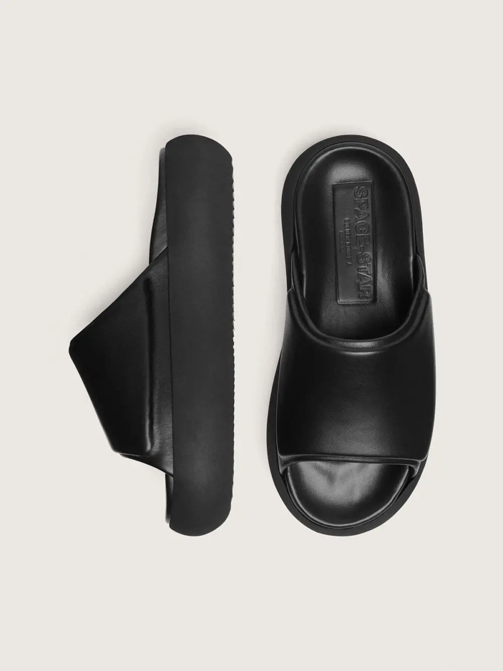 Dép Golden Goose Space-Star Slip-ons 'Black' GMF00567-F007813-90100 - Ảnh 3
