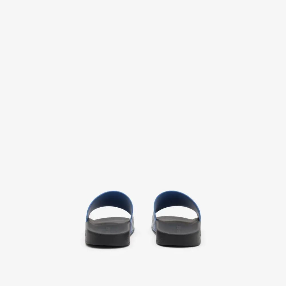 Dép Burberry Check 'Cornflower Blue' 81235831 - Ảnh 3