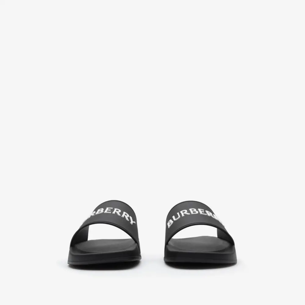 Alternative view of Dép Burberry Logo Slides 'Black' 81236011