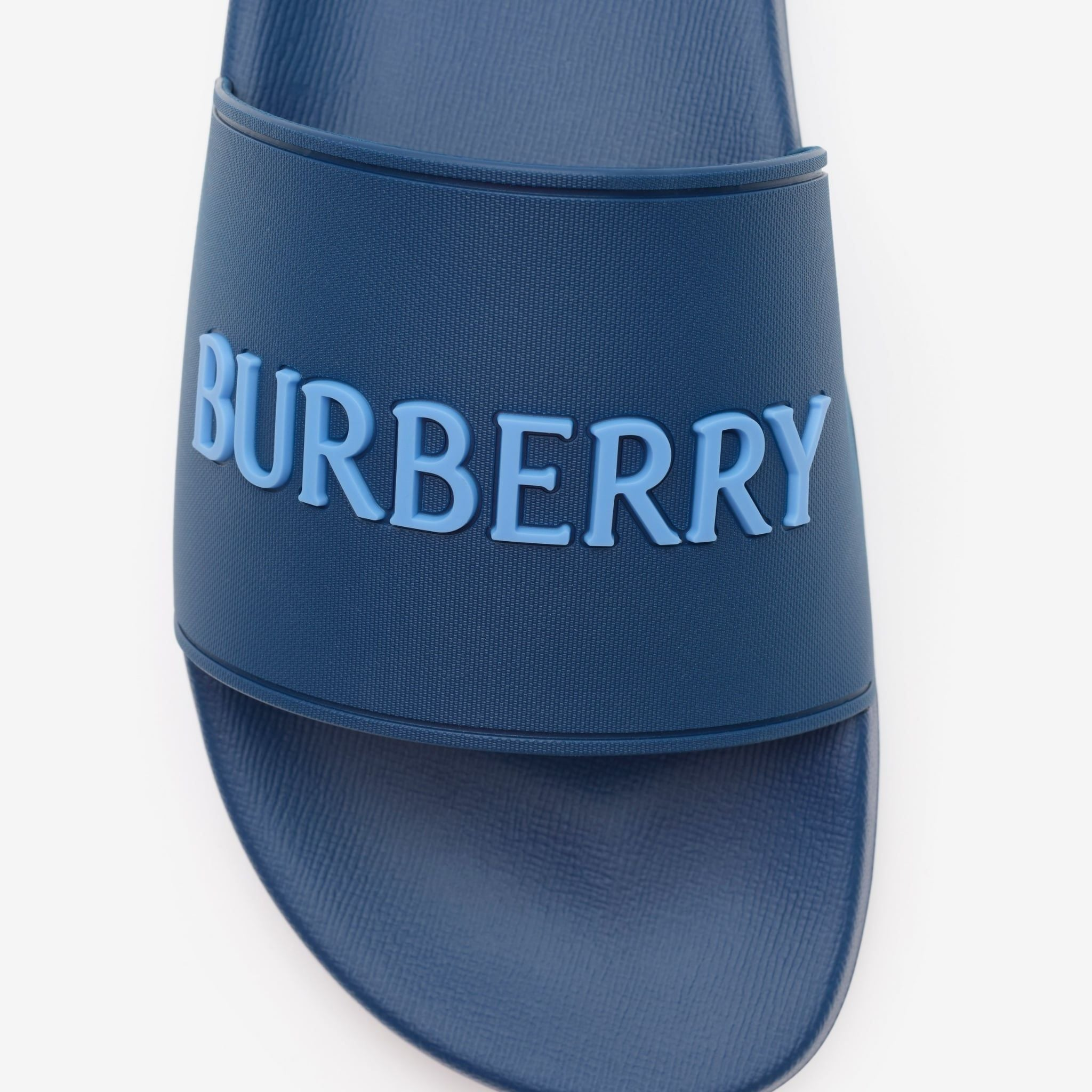 Alternative view of Dép Burberry Logo Slides 'Blue' 81236001