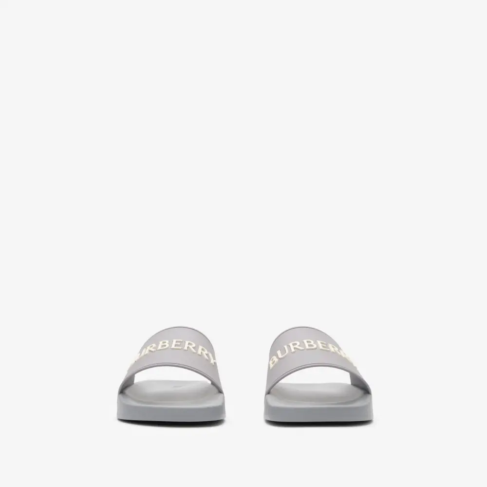 Alternative view of Dép Burberry Logo Slides 'Grey' 81281481