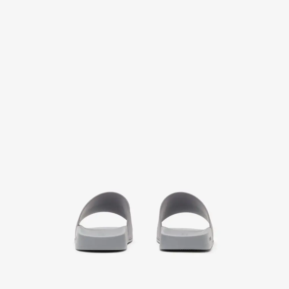Dép Burberry Logo Slides 'Grey' 81281481 - Ảnh 3