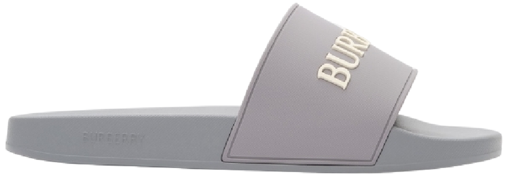 Dép Burberry Logo Slides 'Grey' 81281481
