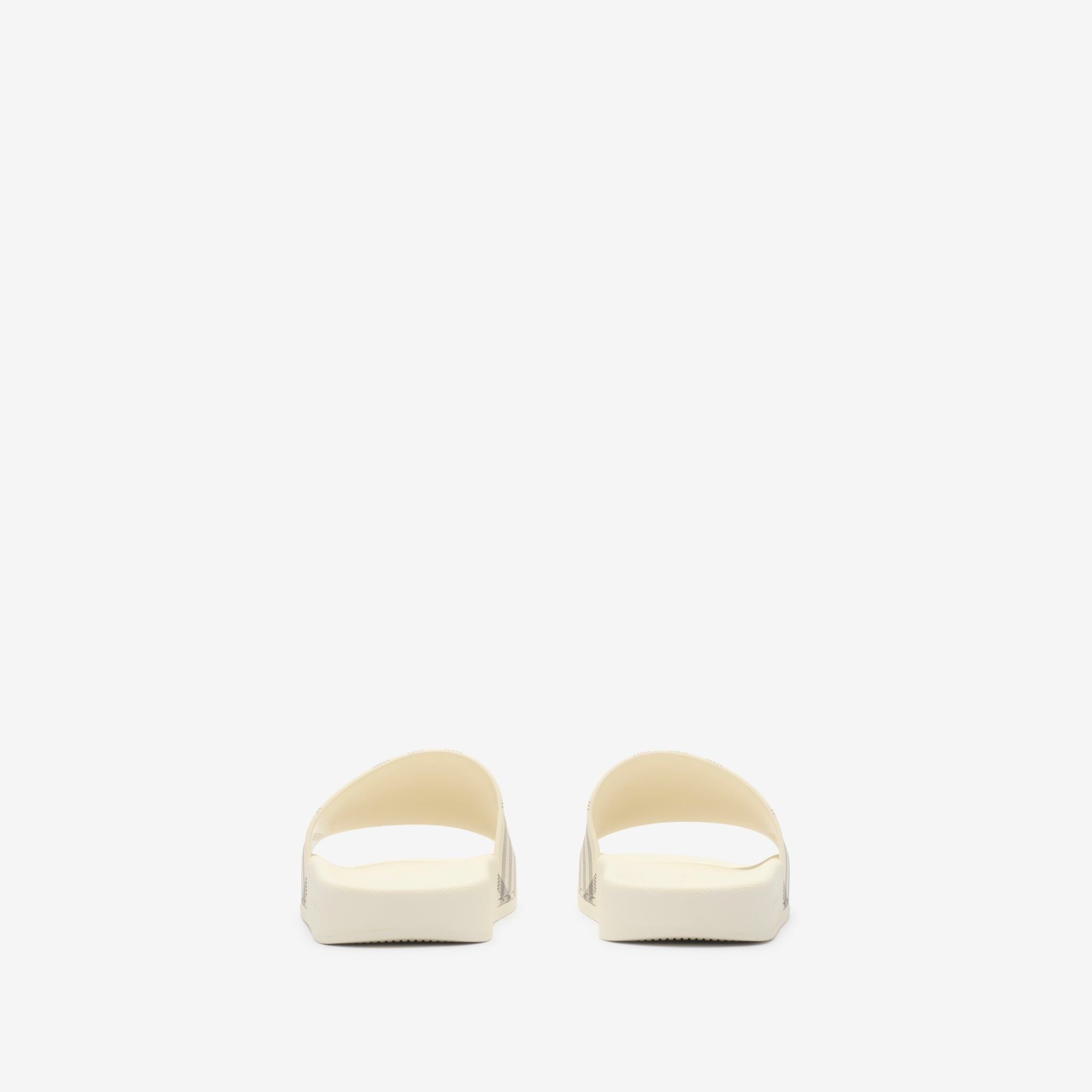 Dép Burberry Check Slides 'Light Beige' 81192831 - Ảnh 3