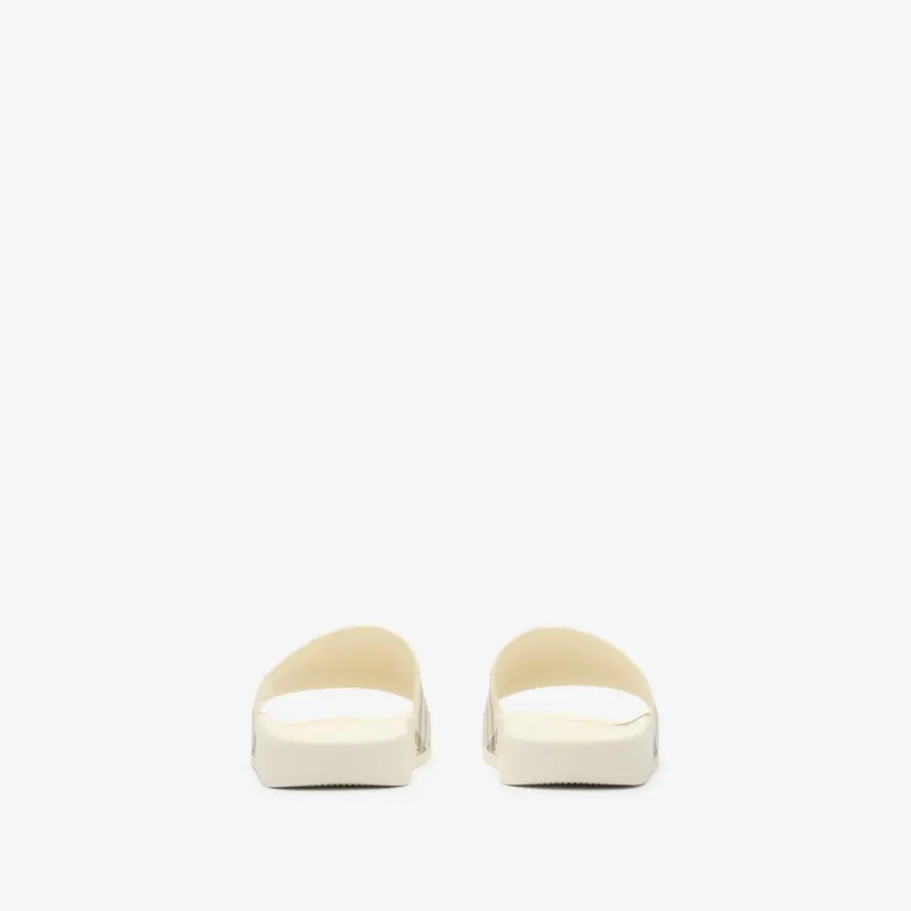 Dép Burberry Check Slides 'Light Beige' 81192831 - Ảnh 3
