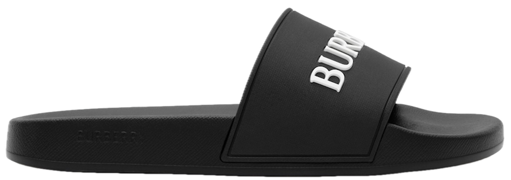 Dép Burberry Logo Slides 'Black' 81236181