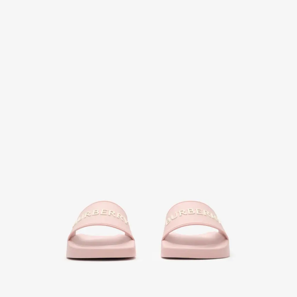 Alternative view of Dép Burberry Logo Slides 'Candy Pink' 81281491
