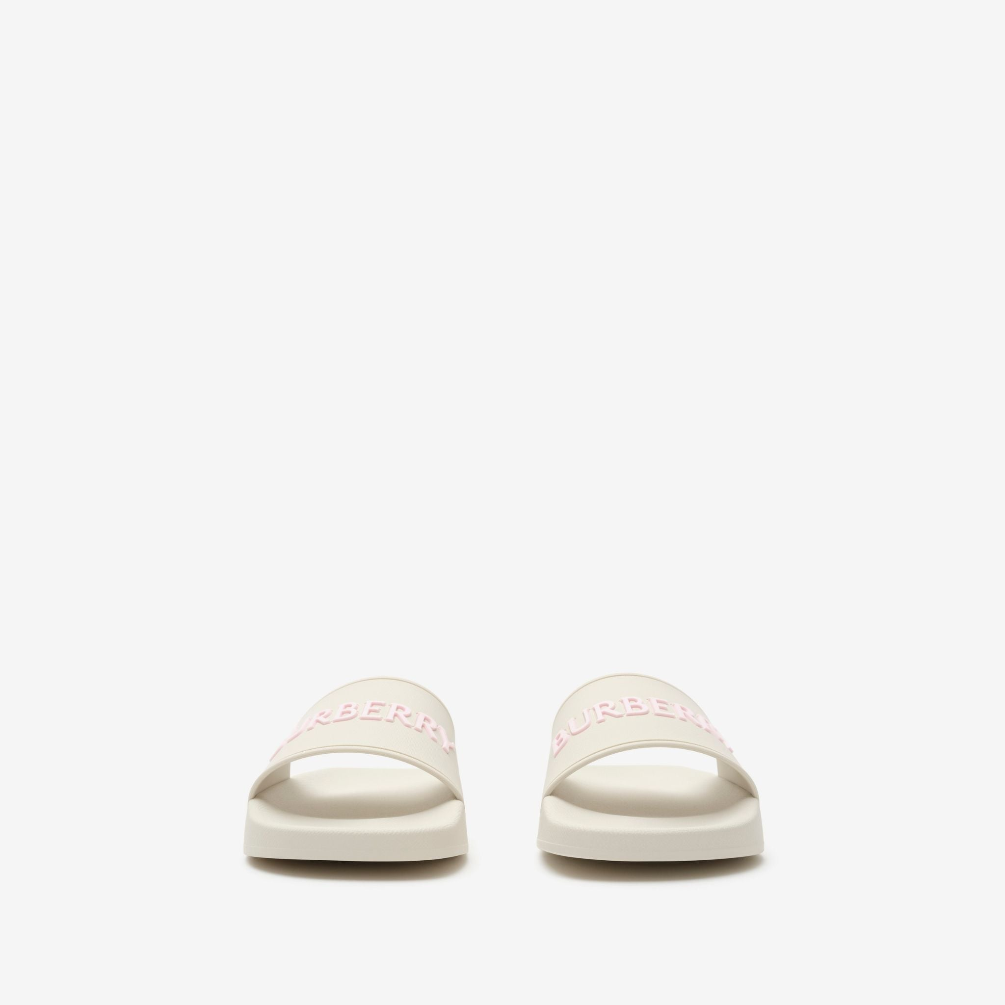 Dép Burberry Logo Slides 'White' 81236171 - Ảnh 2