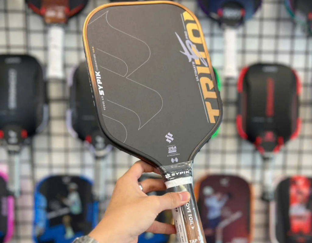 Vợt Pickleball Sypik Pro Tour Ultimate Triton 5 'Boneze Haze' 16mm - Ảnh 4