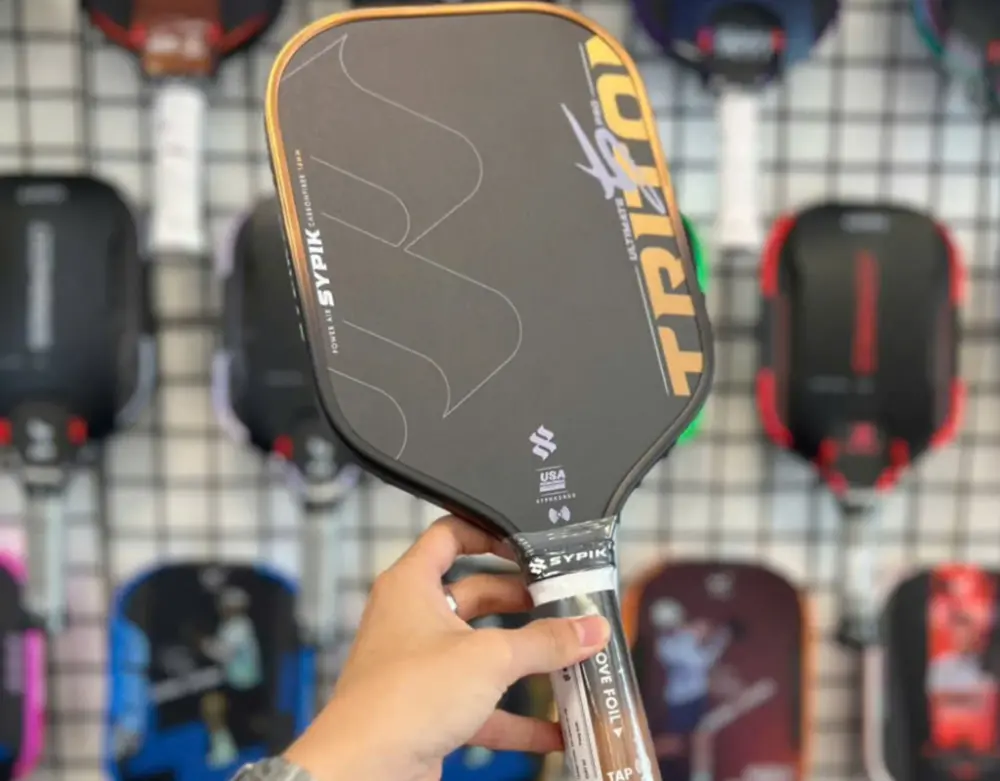 Vợt Pickleball Sypik Pro Tour Ultimate Triton 5 'Boneze Haze' 16mm - Ảnh 4