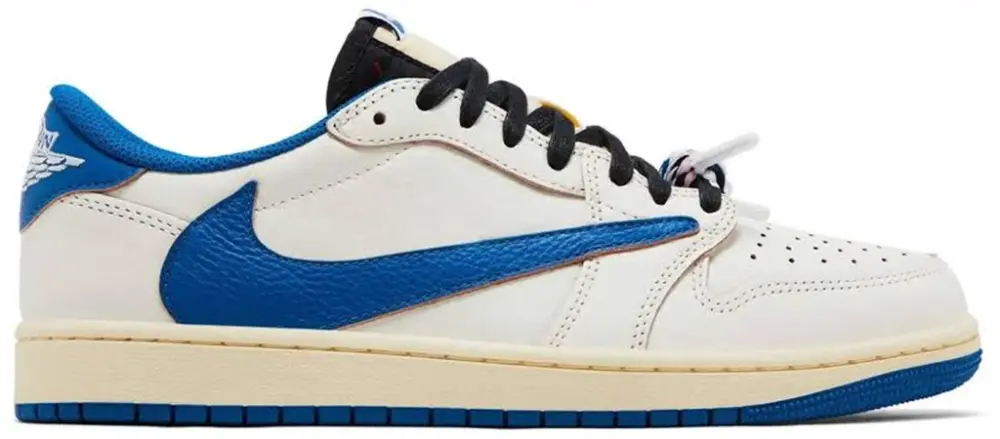 Giày Nike Air Jordan 1 Retro Low OG SP x Travis Scott ‘Sail Military Blue’ DM7866-104