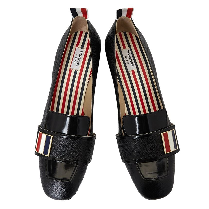 Giày Thom Browne Three-wire strap 'Black' FFH207A-06257-001 - Ảnh 5