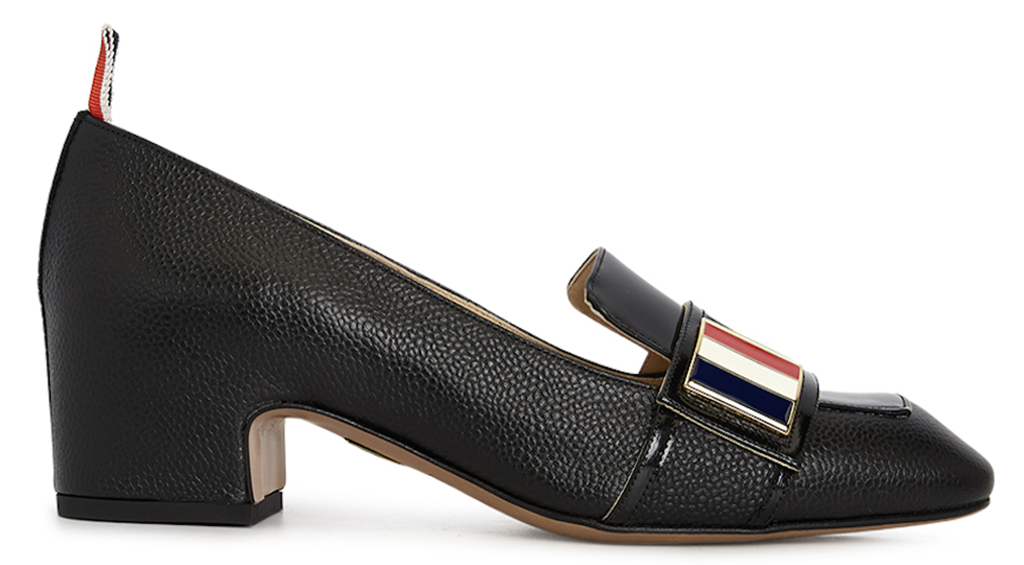 Giày Thom Browne Three-wire strap 'Black' FFH207A-06257-001