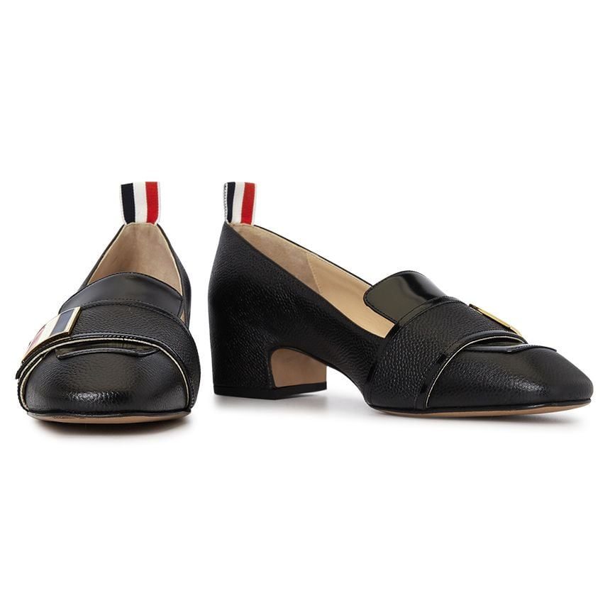 Alternative view of Giày Thom Browne Three-wire strap 'Black' FFH207A-06257-001