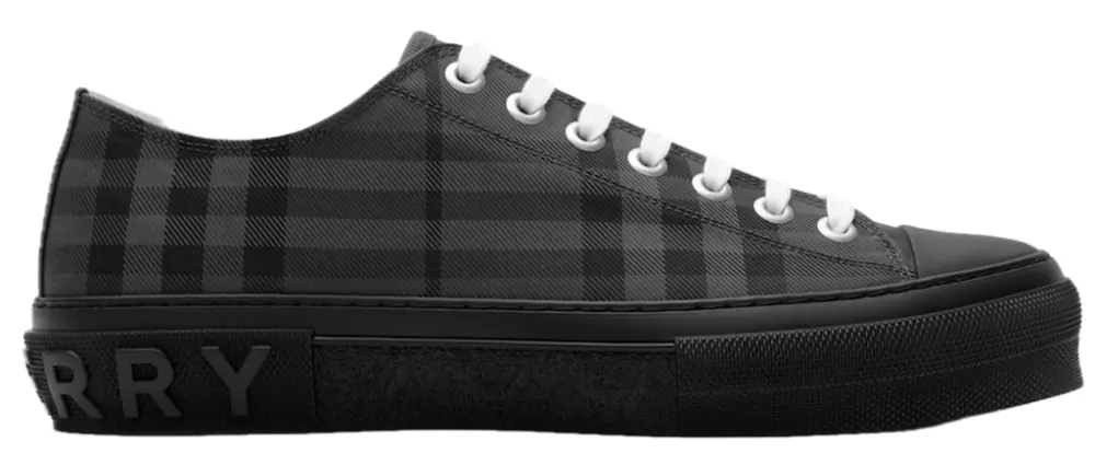 Giày Burberry Check Nylon Blend Sneakers 'Grey' 81302551
