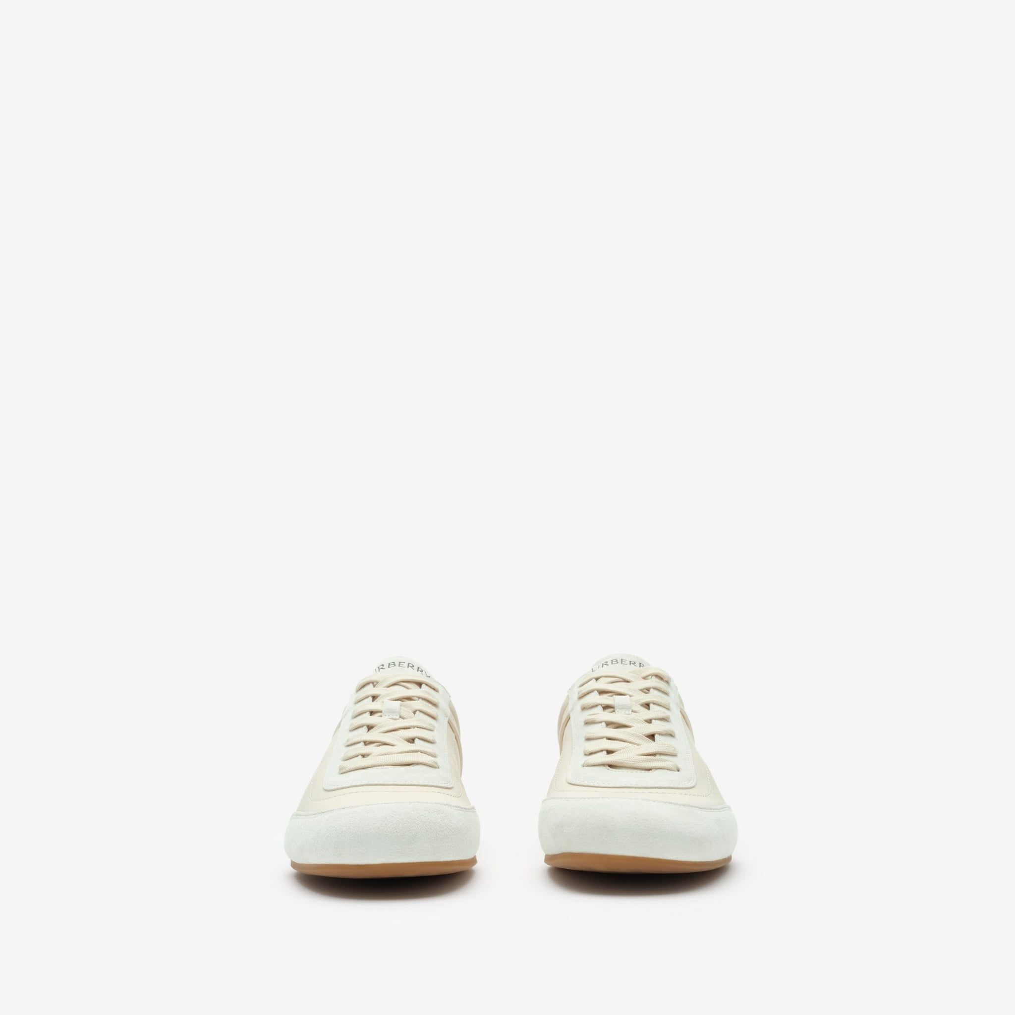 Alternative view of Giày Burberry Leather Knight Runner Sneakers 'Beige' 81255291