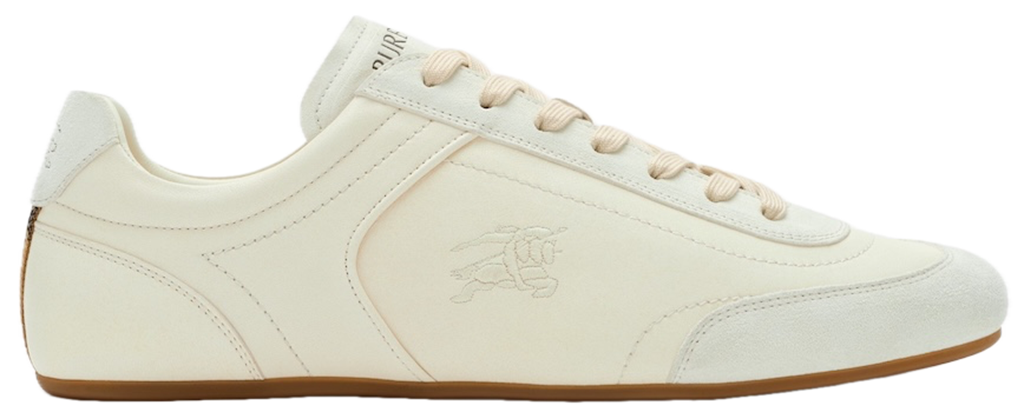 Giày Burberry Leather Knight Runner Sneakers 'Beige' 81255291