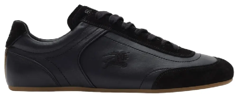 Giày Burberry Leather Knight Runner Sneakers 'Black' 81262821