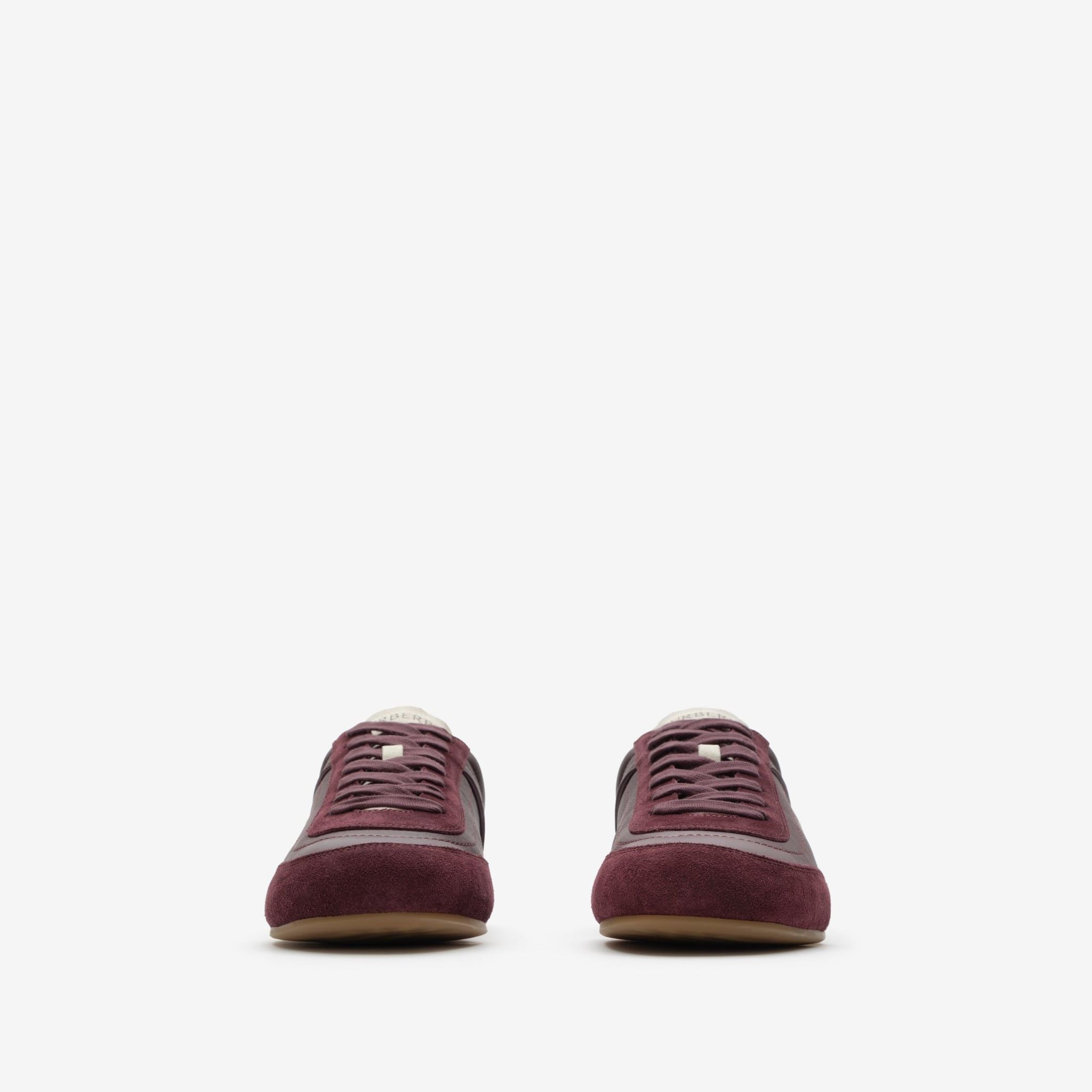 Giày Burberry Leather Knight Runner Sneakers 'Red' 81278041 - Ảnh 2