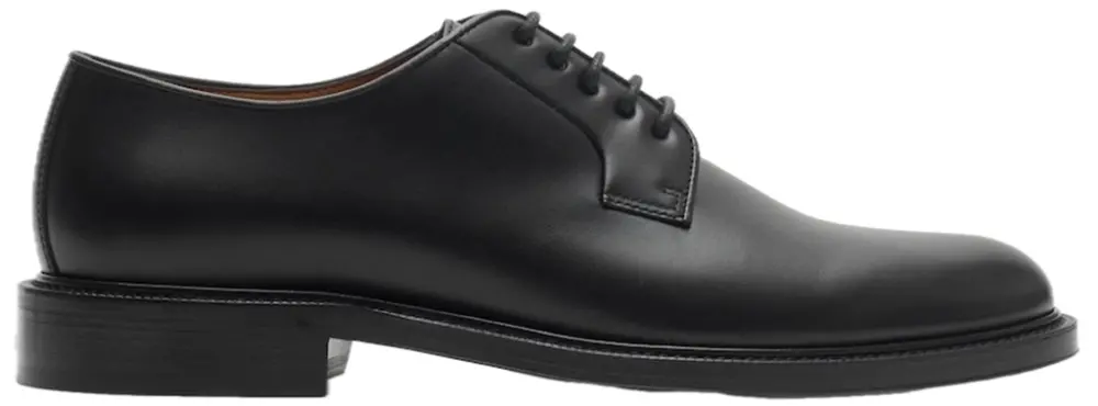 Giày Burberry Leather Manor Derby Shoes 'Black' 81187371