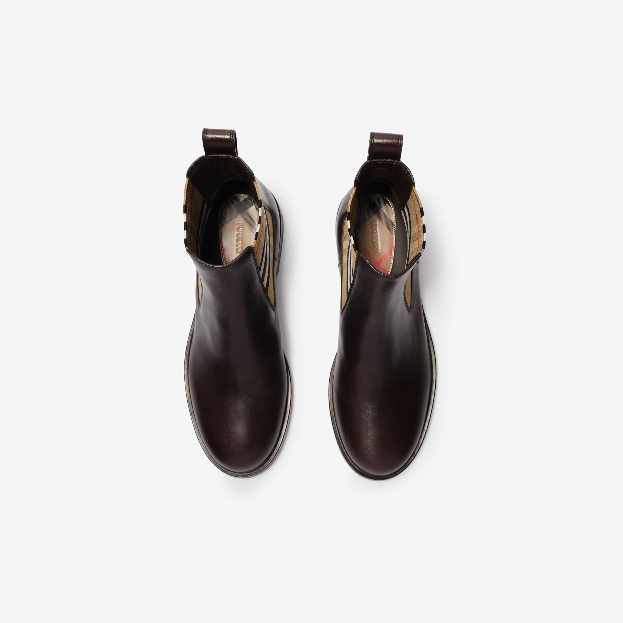 Giày Burberry Leather Pembroke Boots 'Brown' 81298261 - Ảnh 4