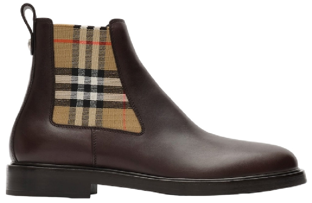 Giày Burberry Leather Pembroke Boots 'Brown' 81298261