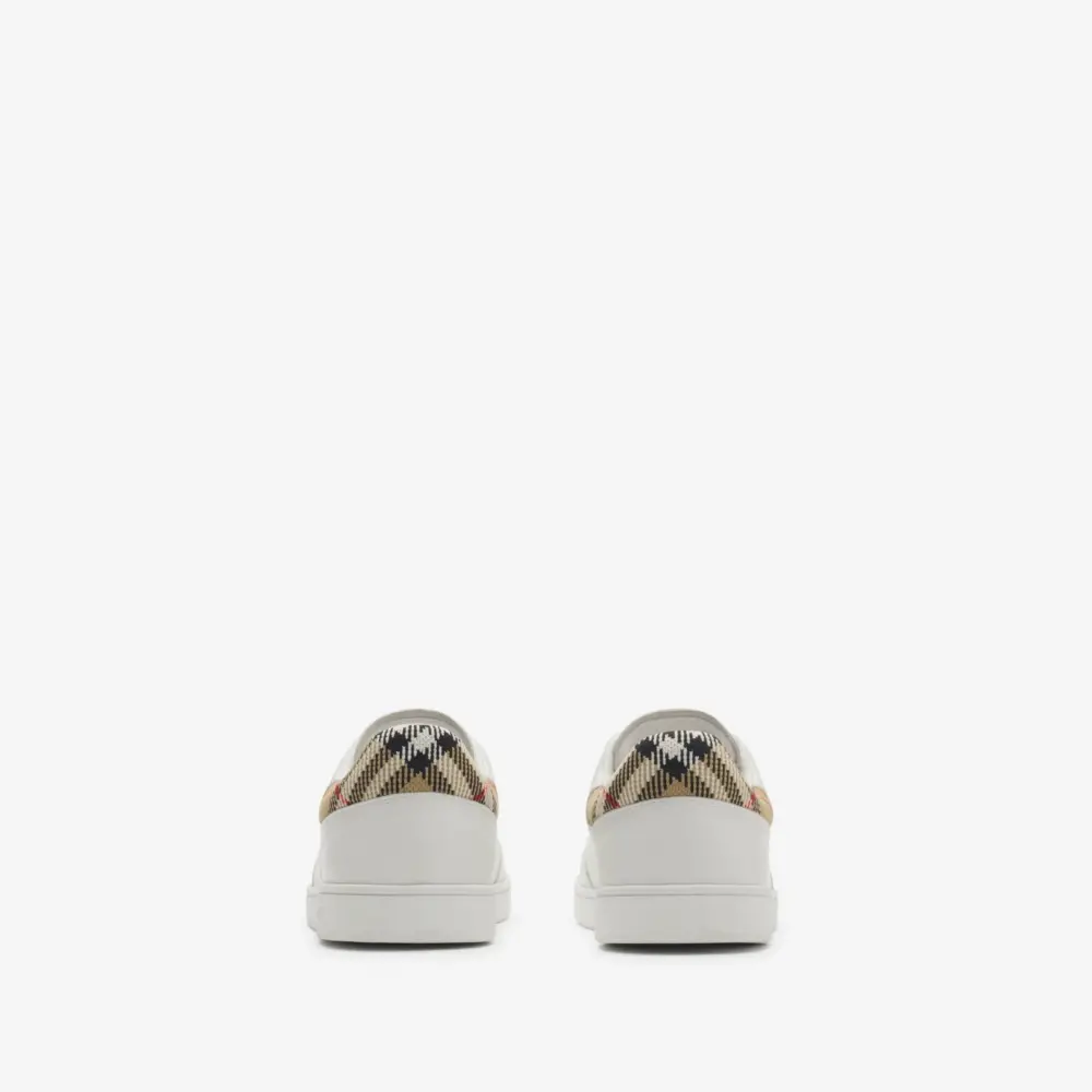 Giày Burberry Leather Set Sneakers 'White' 81188501 - Ảnh 3