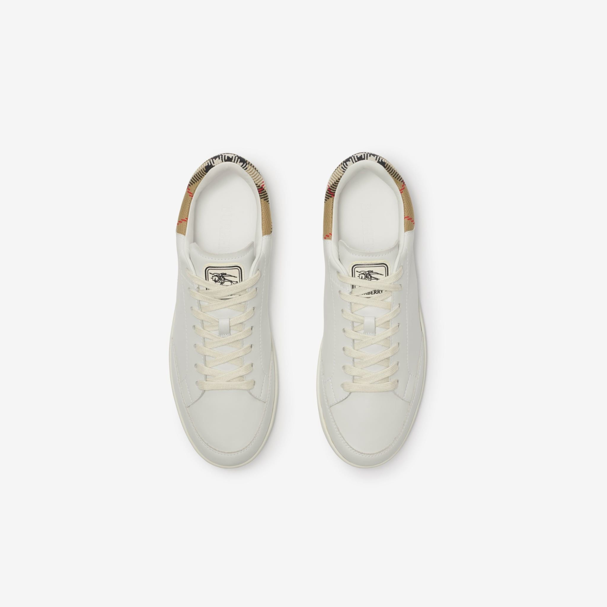 Giày Burberry Leather Set Sneakers 'White' 81188501 - Ảnh 4