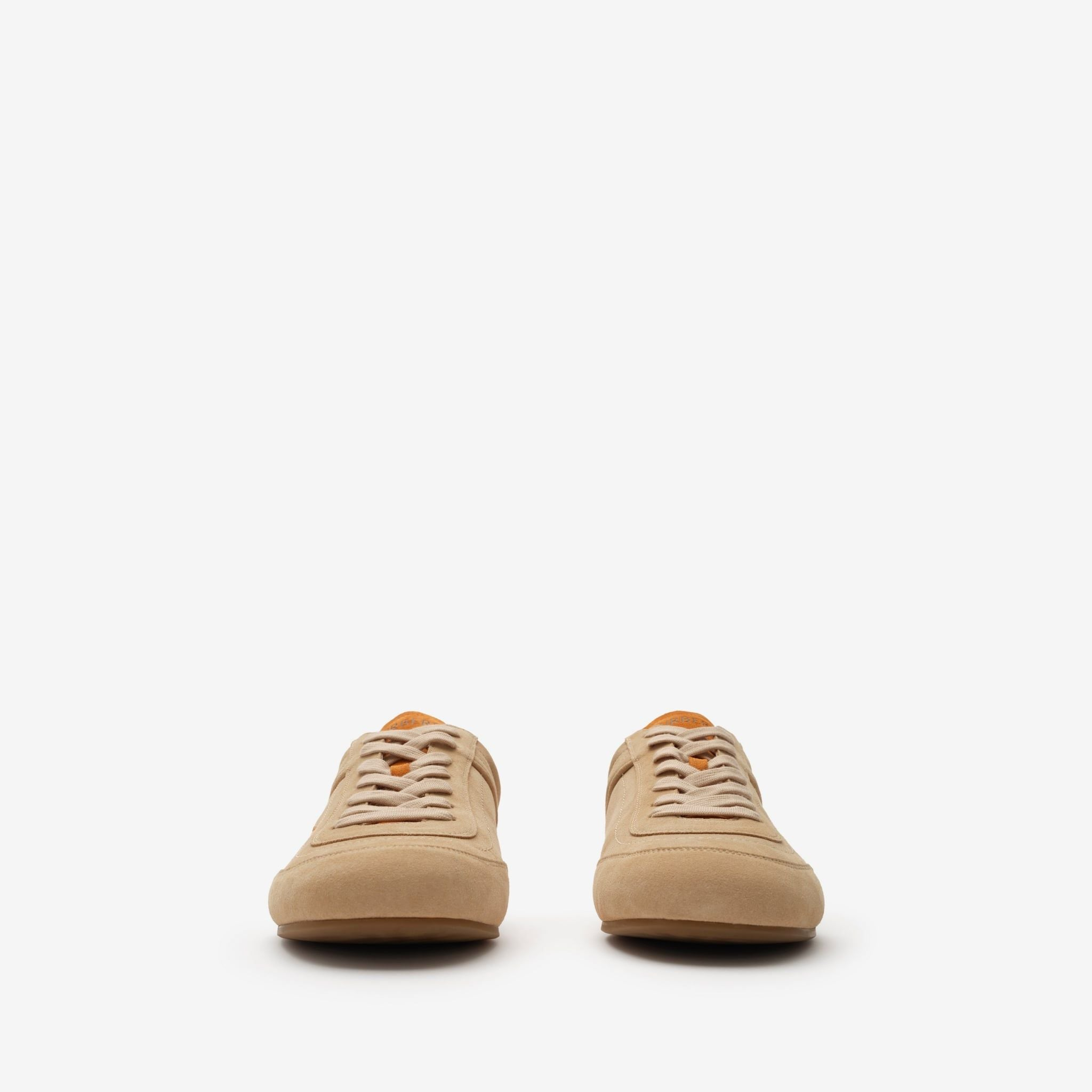Alternative view of Giày Burberry Suede Knight Runner Sneakers 'Beige' 81274771