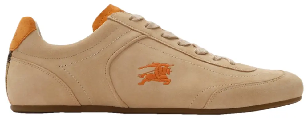Giày Burberry Suede Knight Runner Sneakers 'Beige' 81274771