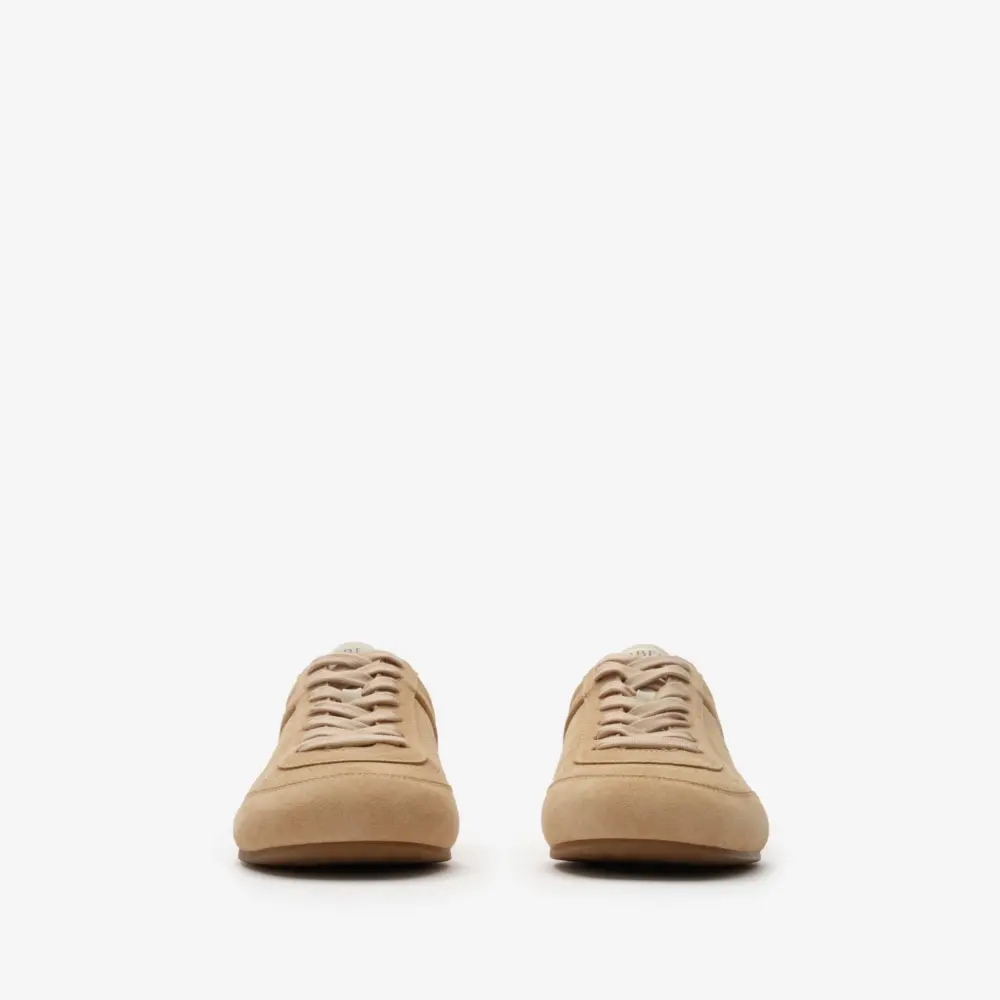 Alternative view of Giày Burberry Suede Knight Runner Sneakers​ 'Beige' 81278001