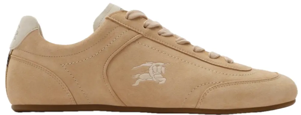 Giày Burberry Suede Knight Runner Sneakers 'Beige' 81278001