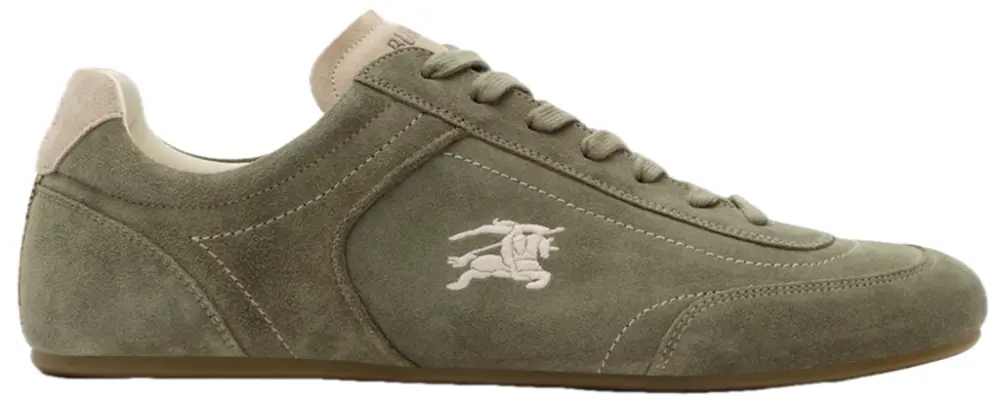 Giày Burberry Suede Knight Runner Sneakers 'Green' 81274751