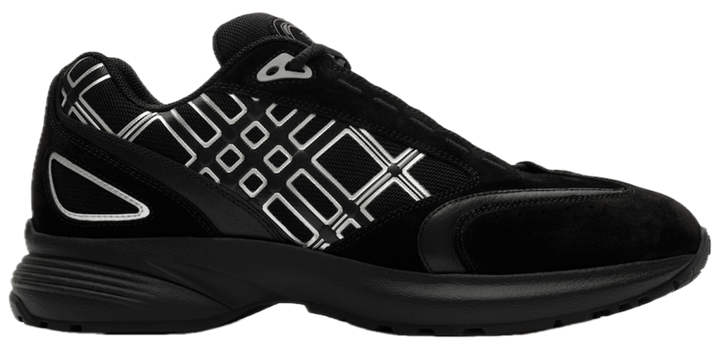 Giày Burberry Suede Leather Eclipse Sneakers 'Black' 81277061