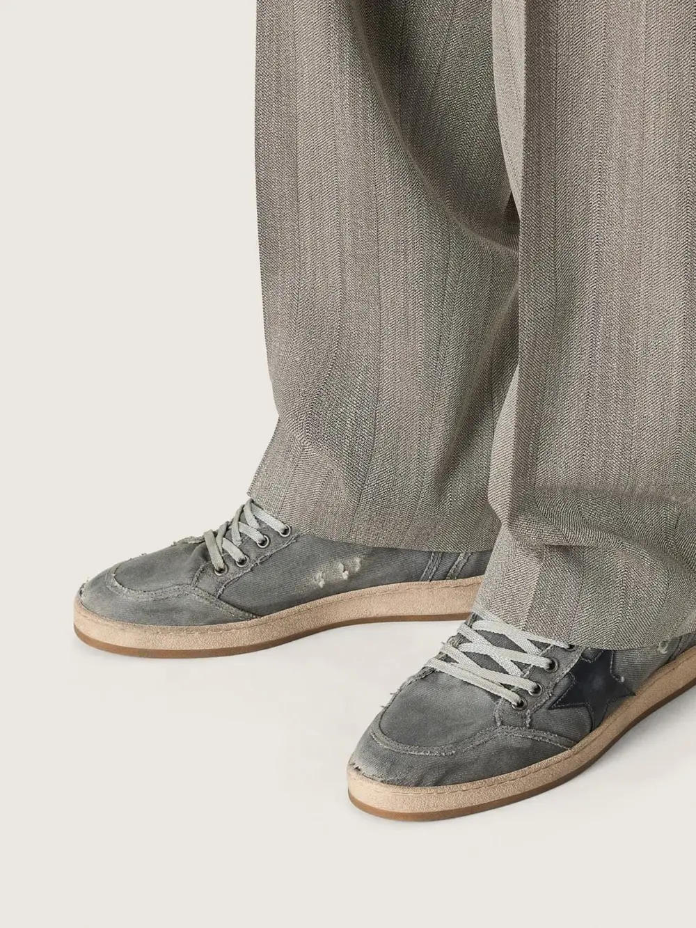 Giày Golden Goose Ball Star LTD 'Gray' GMF00117-F008535-60690 - Ảnh 3