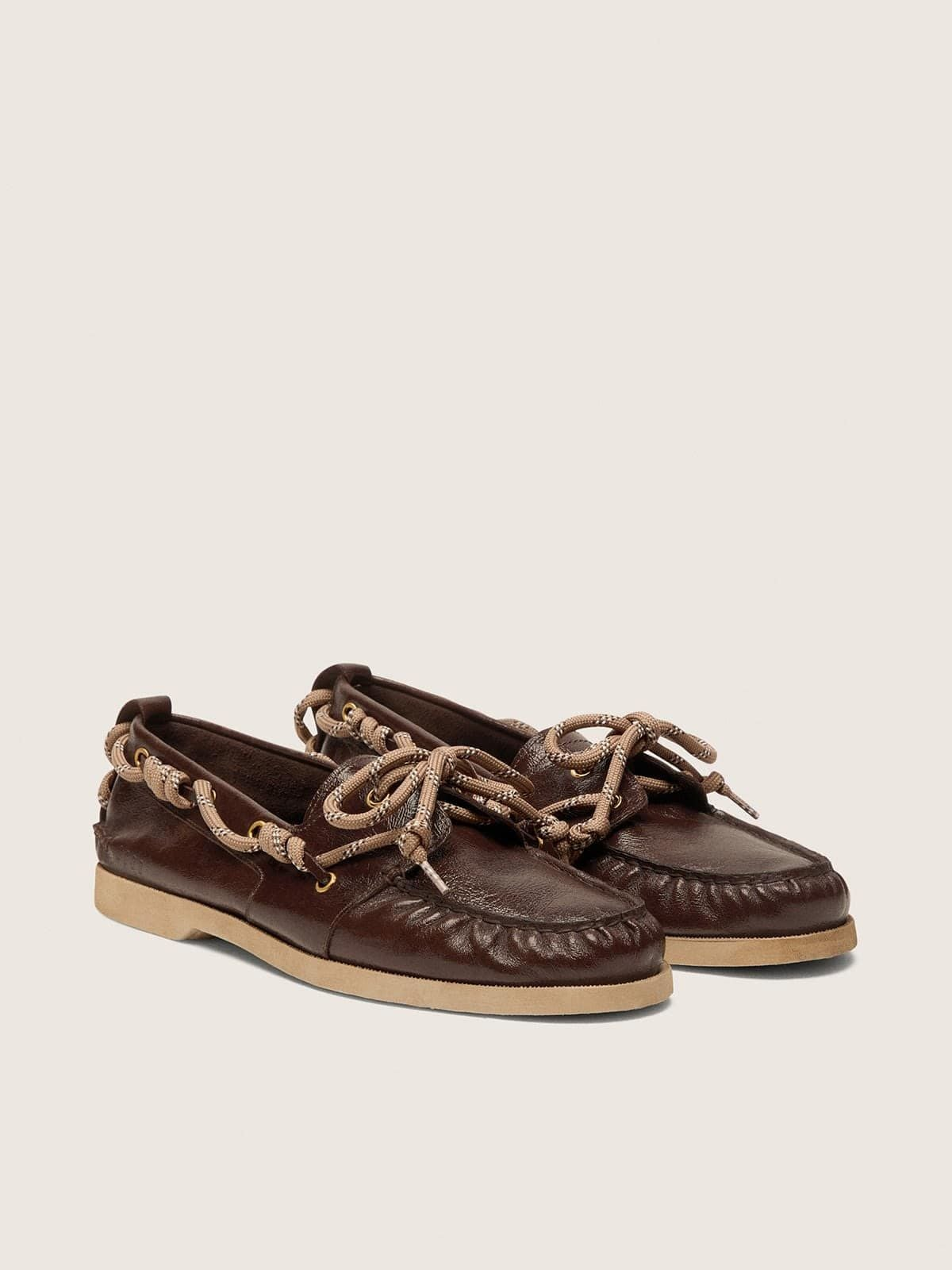 Alternative view of Giày Golden Goose Cruise Loafer 'Brown' GMF00883-F008318-55381