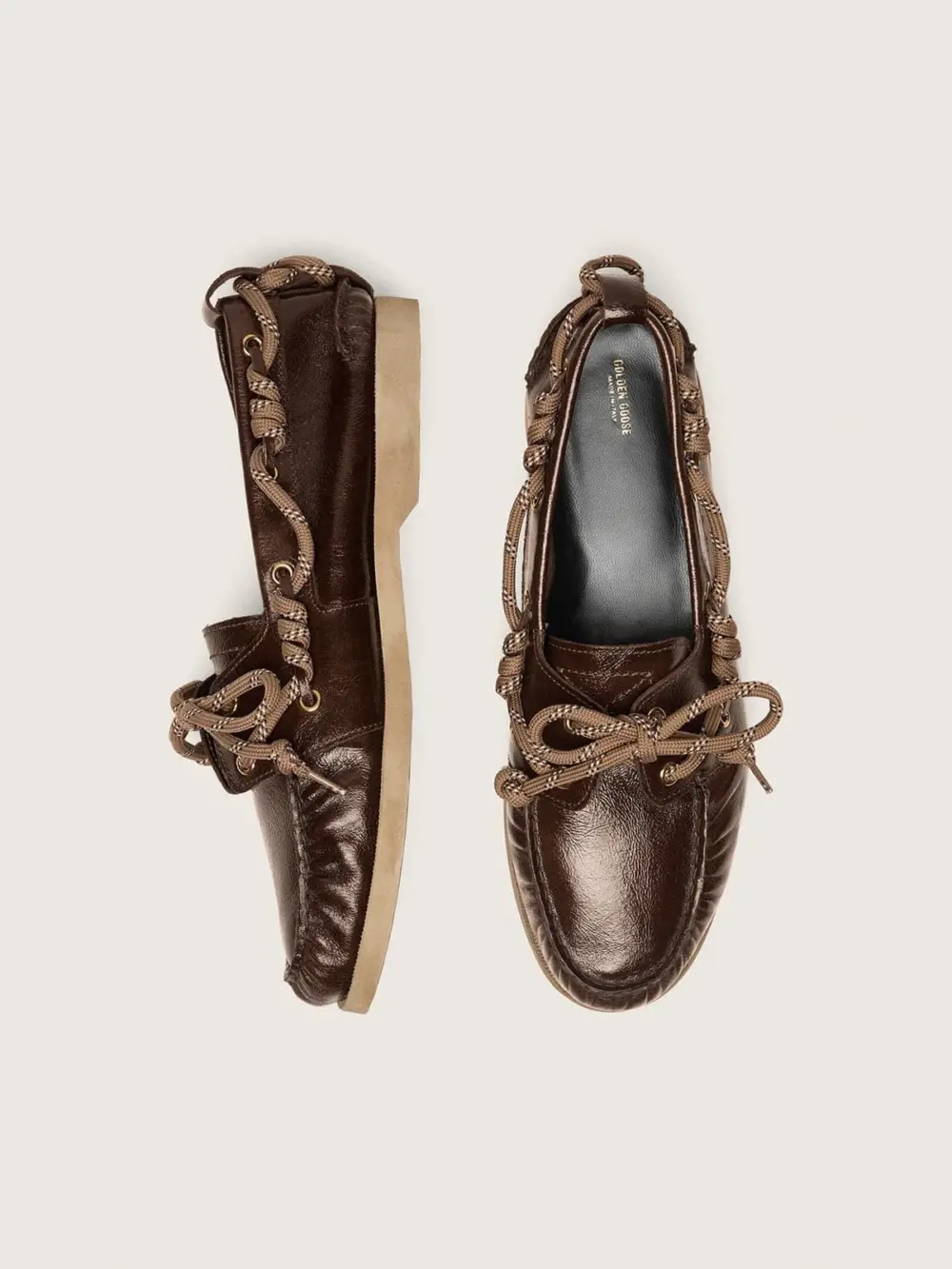 Giày Golden Goose Cruise Loafer 'Brown' GMF00883-F008318-55381 - Ảnh 4