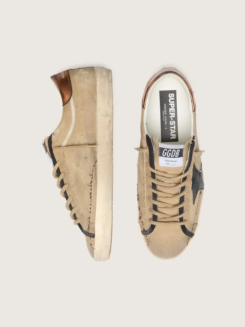Giày Golden Goose Super-Star LTD 'Beige' GMF00101-F008621-15965 - Ảnh 3