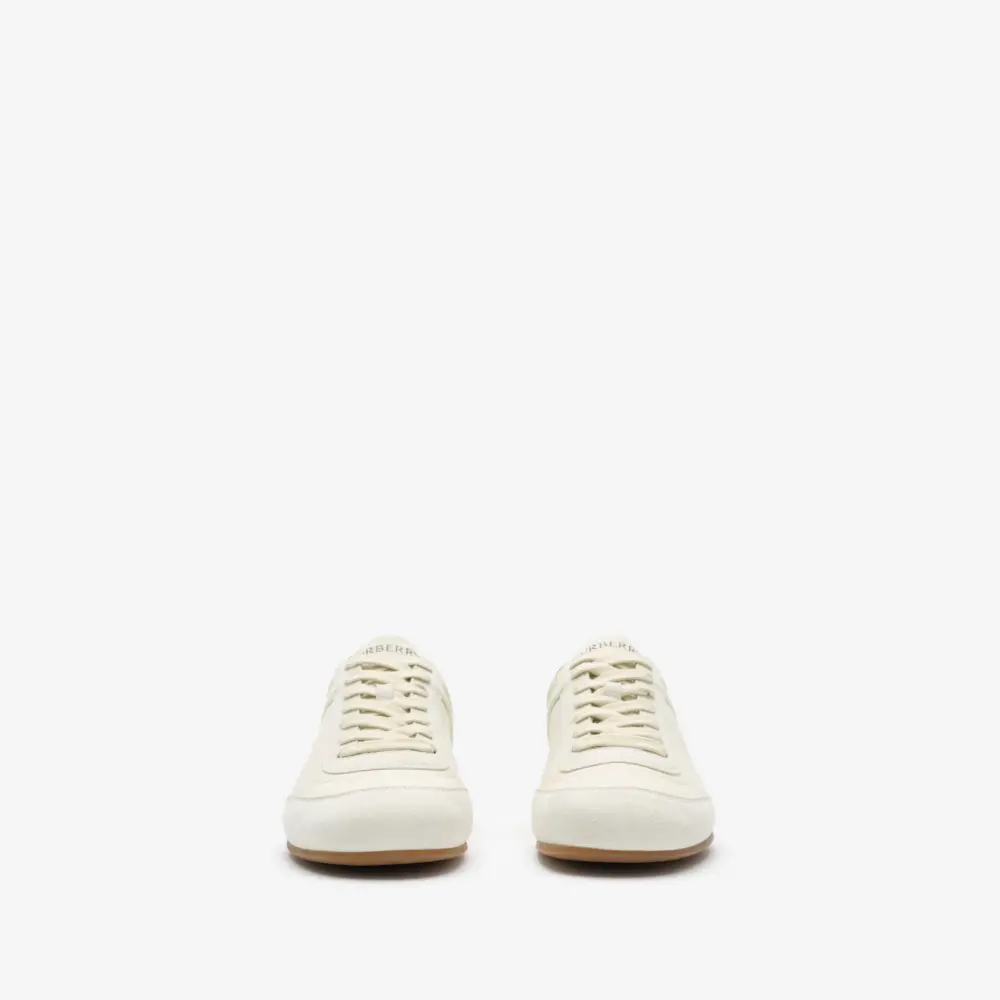Alternative view of Giày Burberry Leather Knight Runner Sneakers​ 'Beige' 81262901