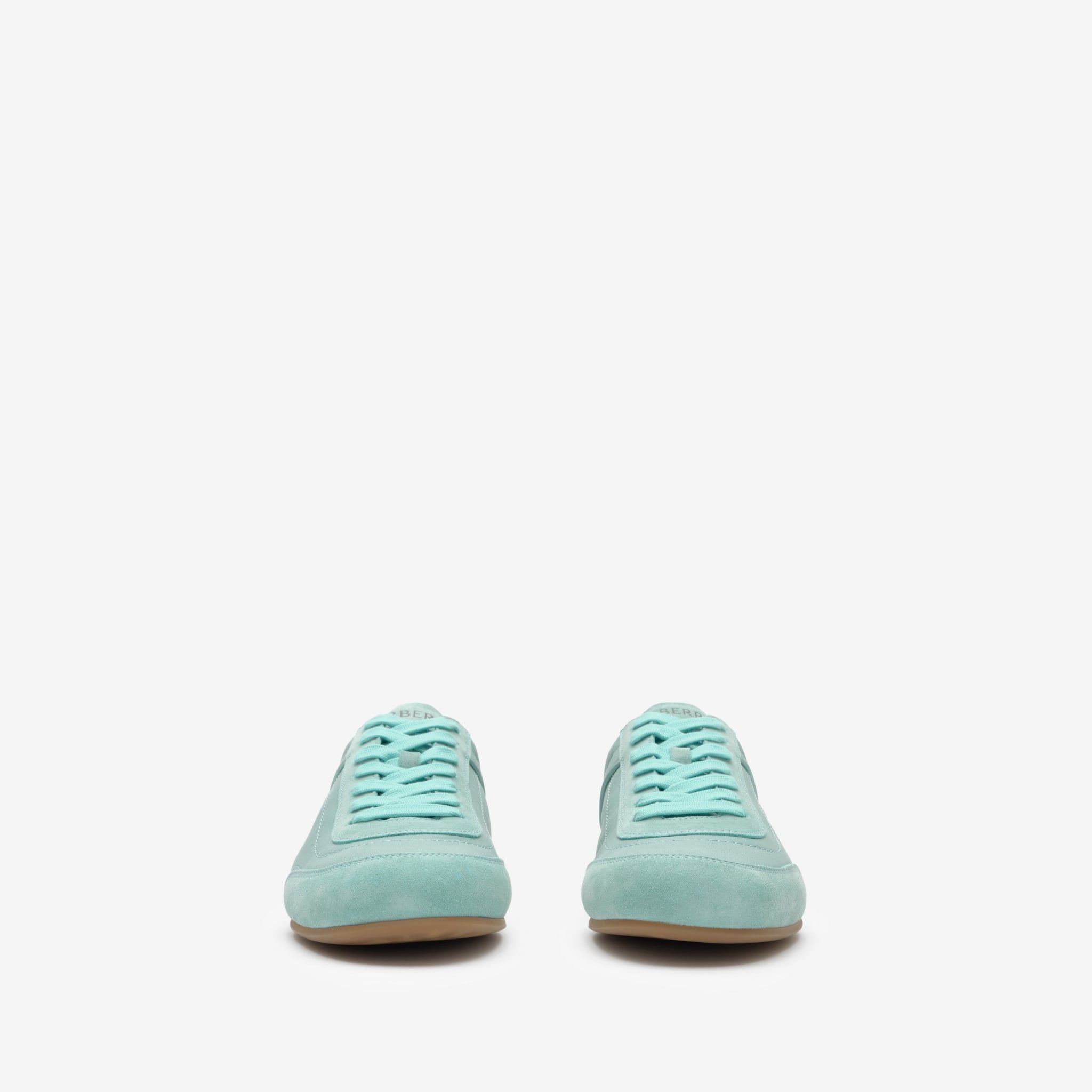 Giày Burberry Leather Knight Runner Sneakers 'Blue' 81263111 - Ảnh 2