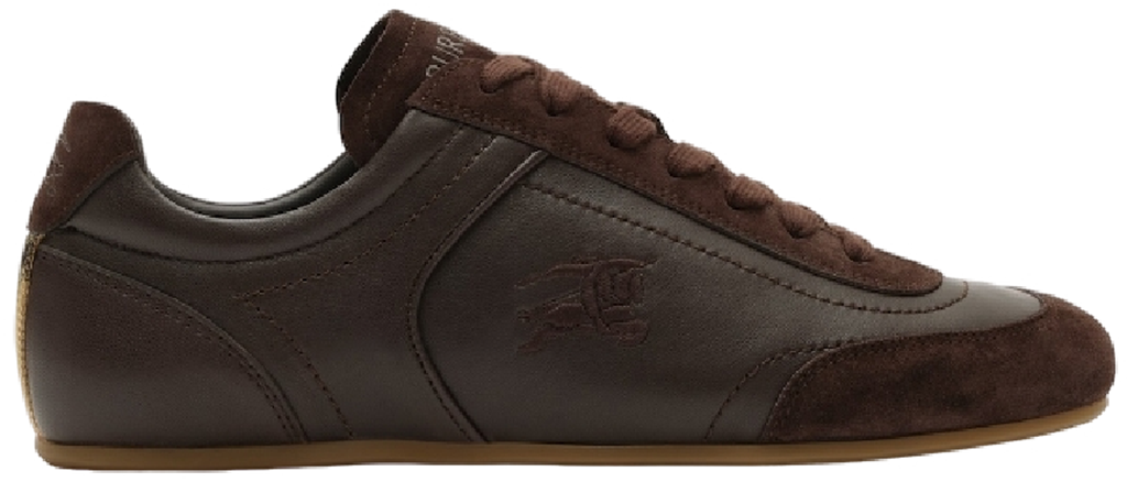 Giày Burberry Leather Knight Runner Sneakers 'Brown' 81265381