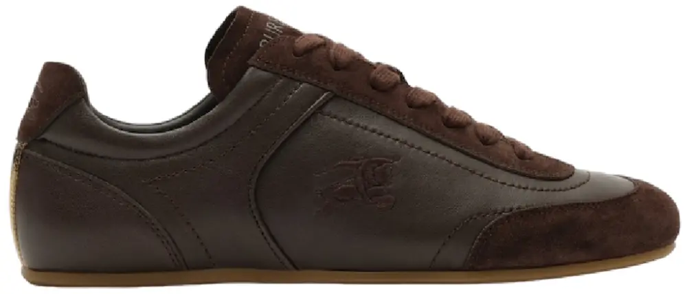 Giày Burberry Leather Knight Runner Sneakers 'Brown' 81265381