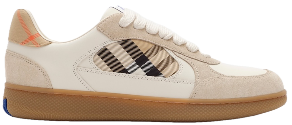 Giày Burberry Suede Check Terrace Sneakers 'Beige' 81277441