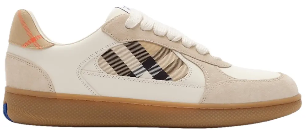 Giày Burberry Suede Check Terrace Sneakers 'Beige' 81277441