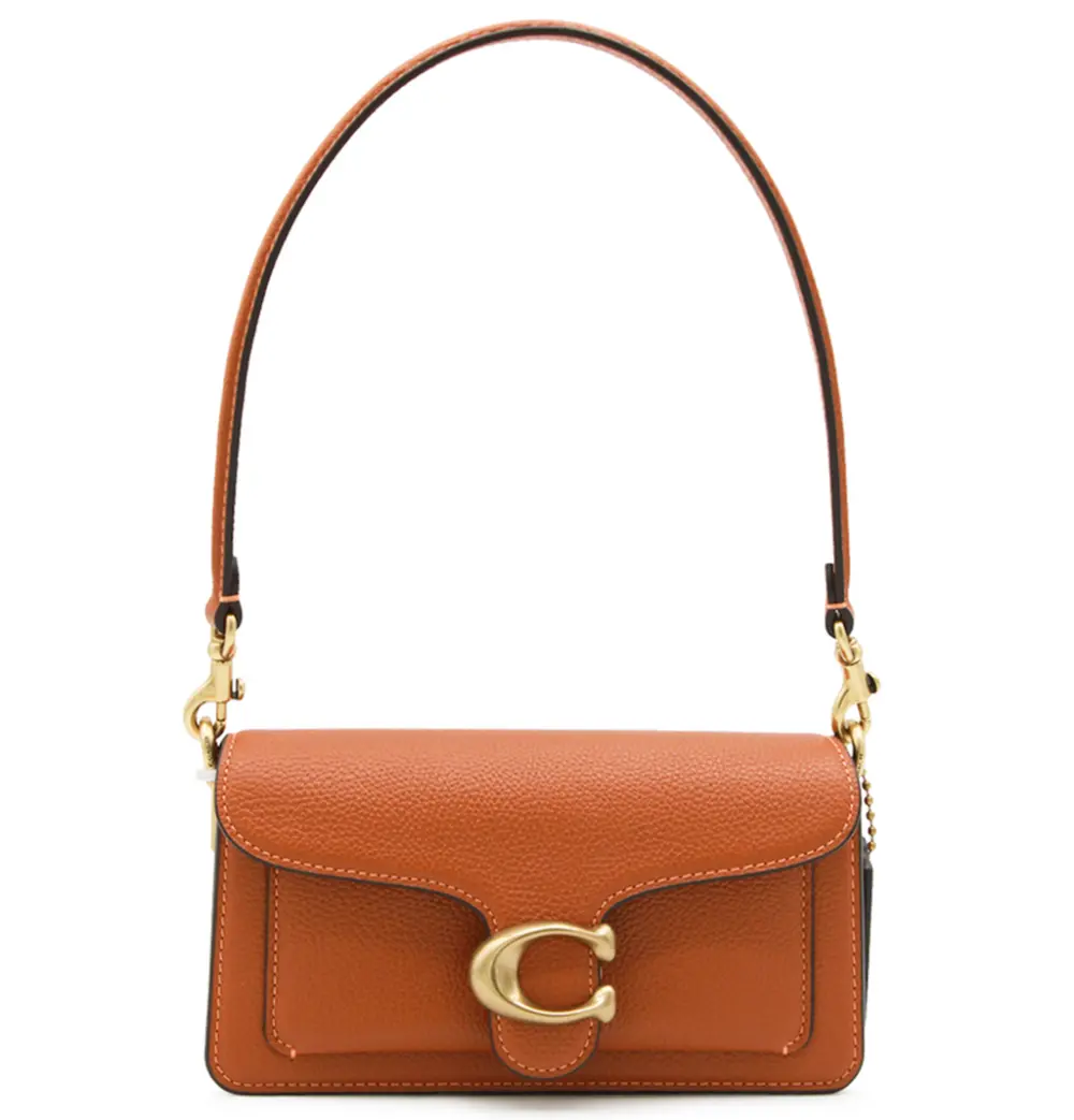 Túi Coach Tabby 20 Polished Pebble Shoulder Bag 'Brown' CY201-B4YU1