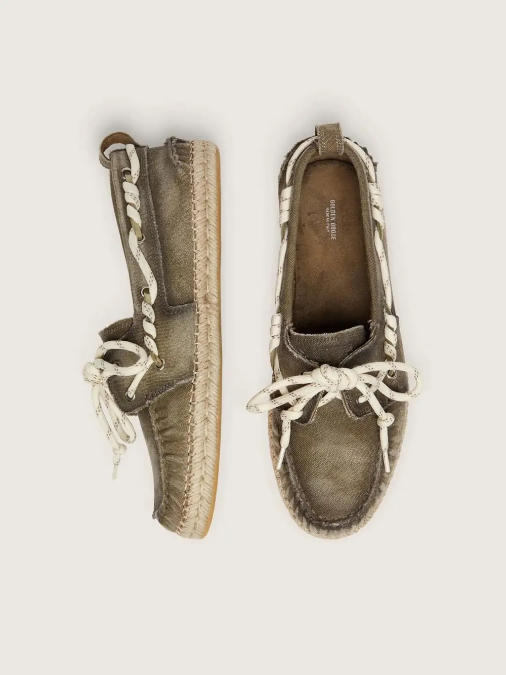 Giày Golden Goose Cruise Espadrilles 'Green' GMF01135-F008810-35674 - Ảnh 4
