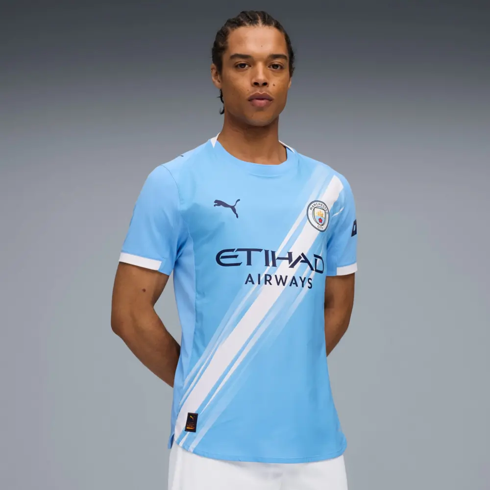 Alternative view of Áo Puma Manchester City 25/26 Men's Home Jersey Authentic 780792-01
