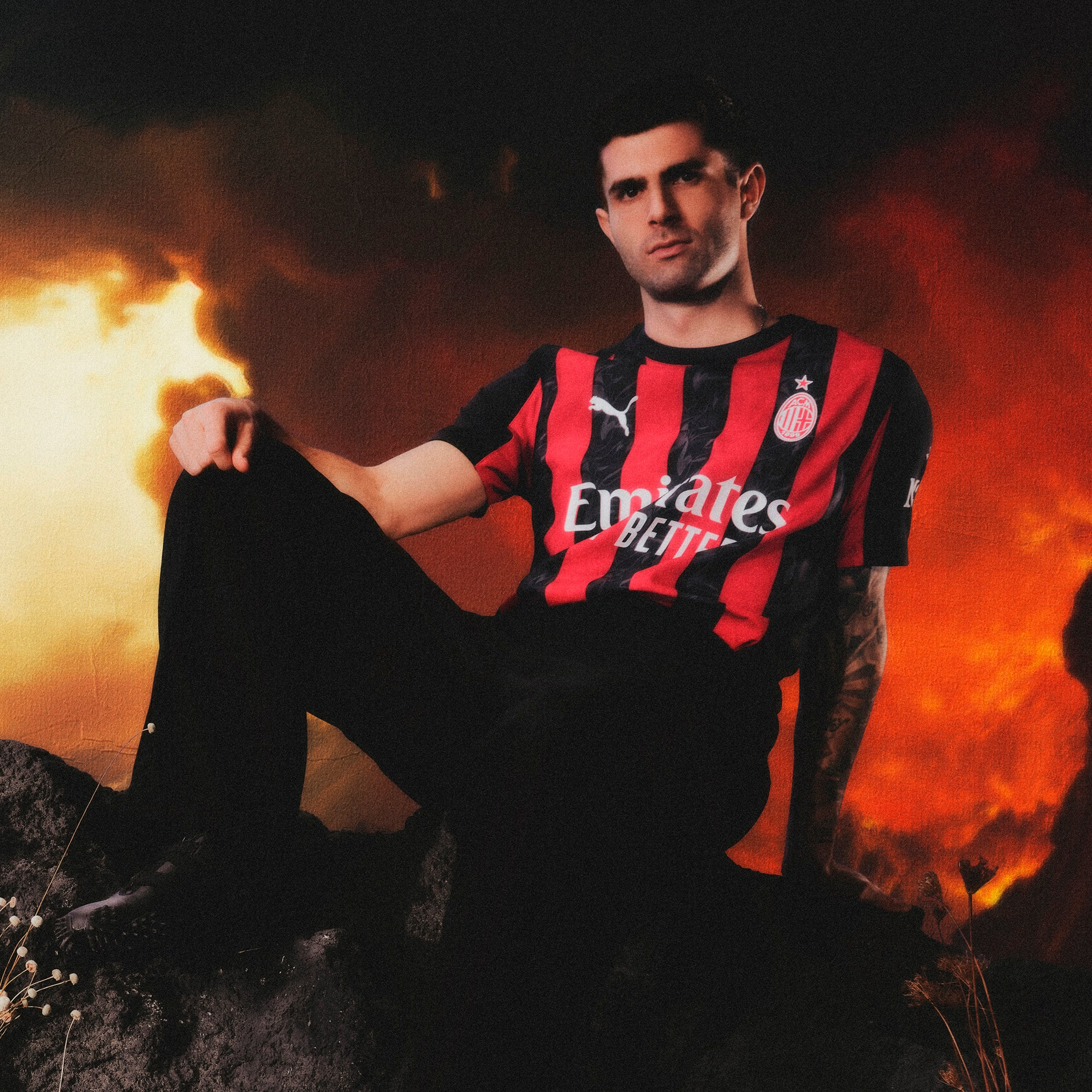 Áo Puma AC Milan 25/26 Home Jersey Authentic 779961-01 - Ảnh 4