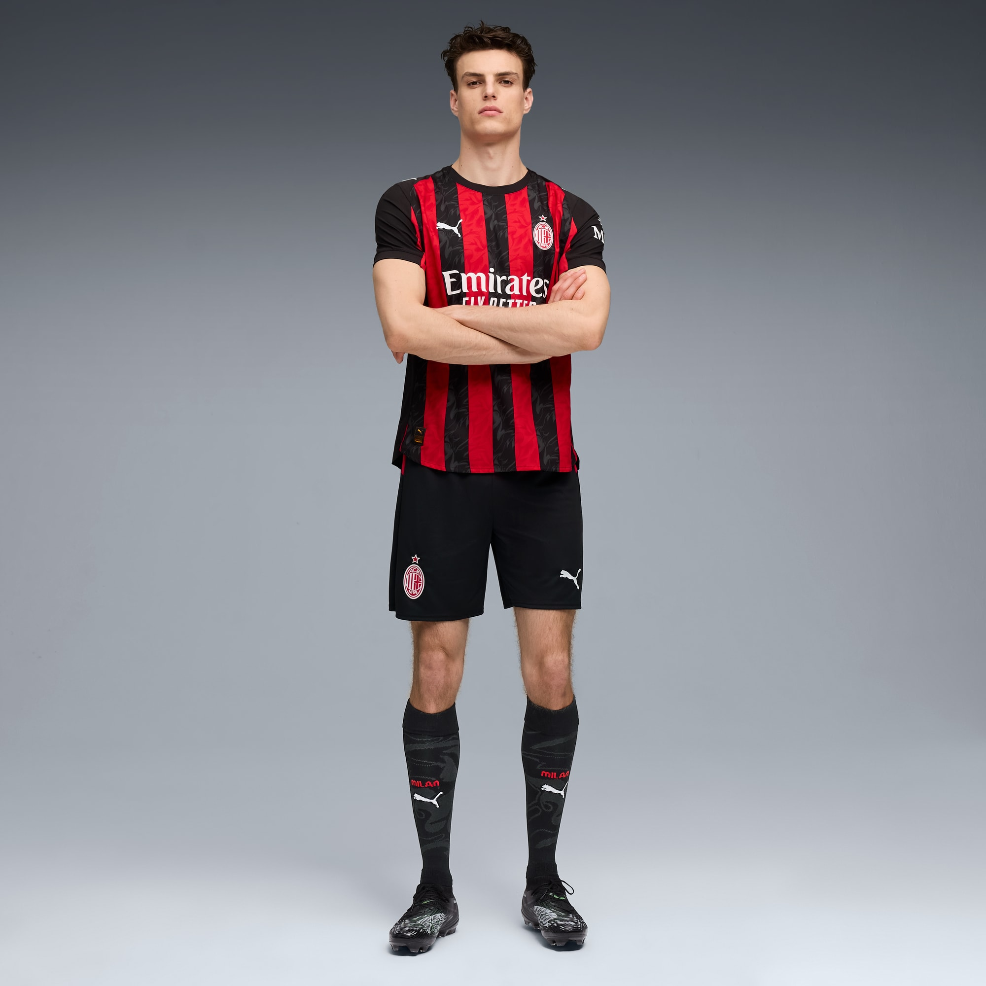 Áo Puma AC Milan 25/26 Home Jersey Authentic 779961-01 - Ảnh 2