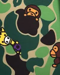 Balo BAPE Baby Milo Large Bucket 'Green' 0MXBGW4390XXP - Ảnh 3